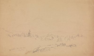 Mount Katahdin aus dem Westen von Frederic Edwin Church